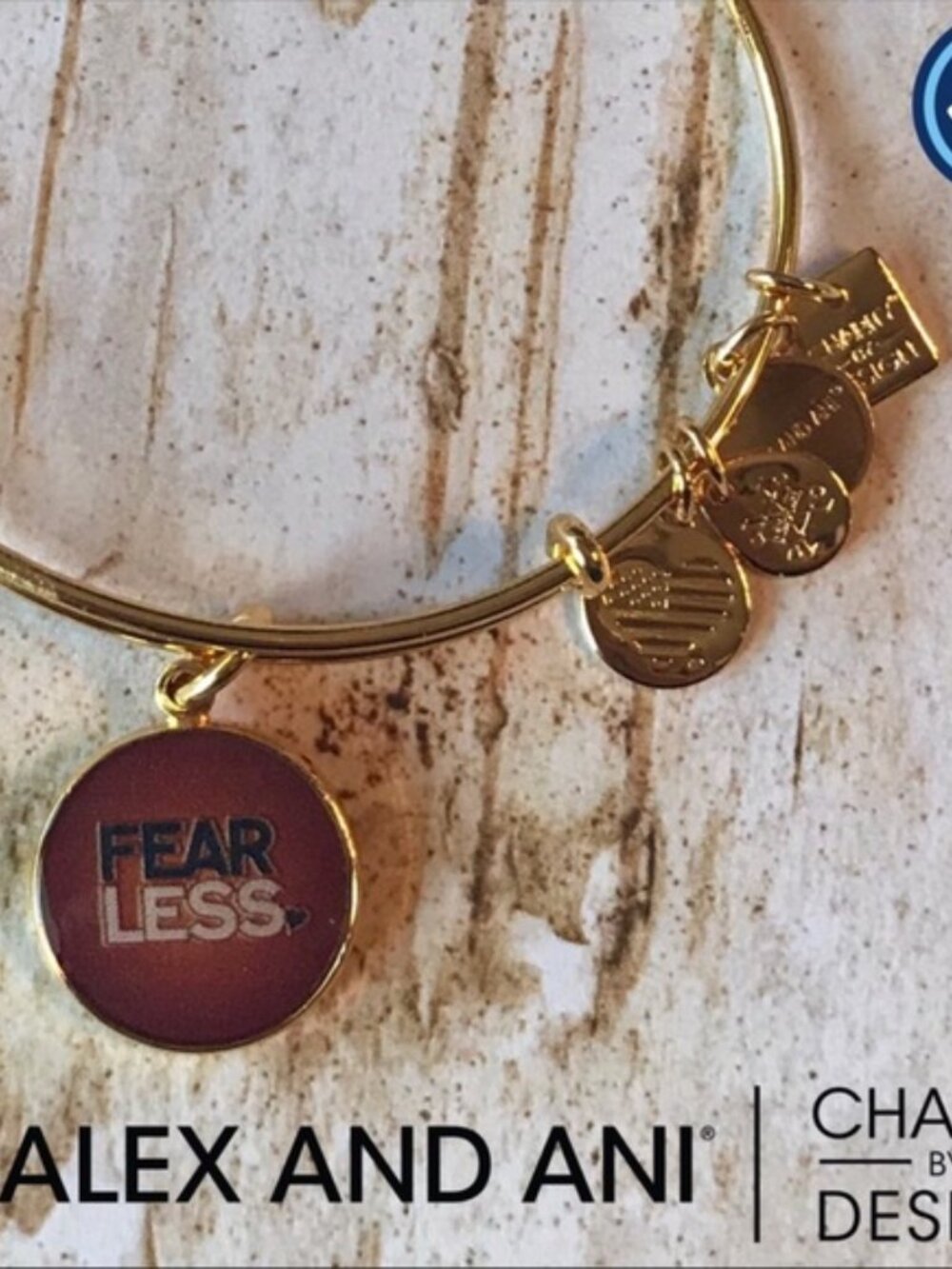 Alex and Ani Fearless Life is Good Bangle 754